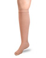 Solaris ExoStrong knee high compression stocking for lymphedema (beige open toe)
